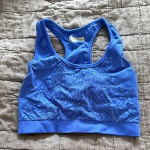 Athleta Blue Sports Bra size medium